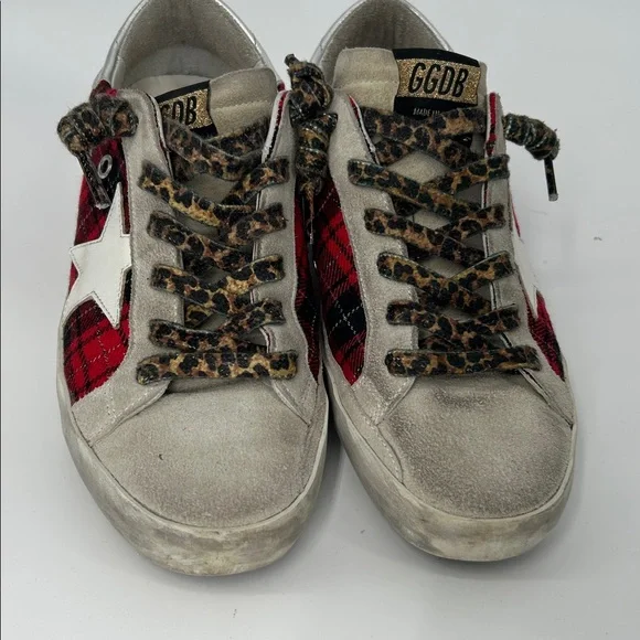 Golden Goose Suede Printed Sneakers Women's Size 8 IT 38 - Picture 12 of 12
